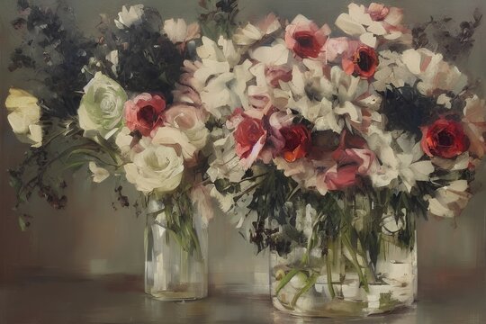 Floral Bouquet Vase 