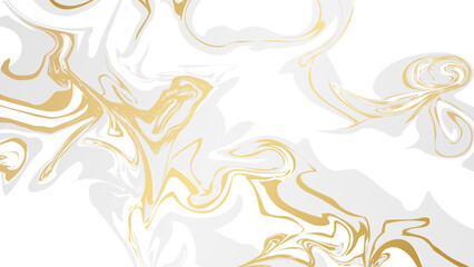 Abstract white gold marble texture background