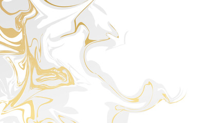 Abstract white gold marble texture background