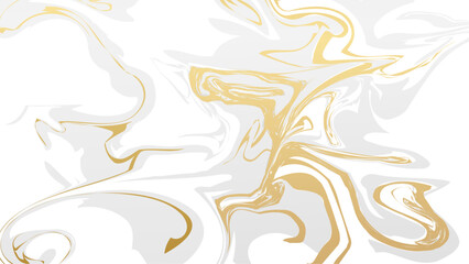 Abstract white gold marble texture background