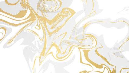 Abstract white gold marble texture background