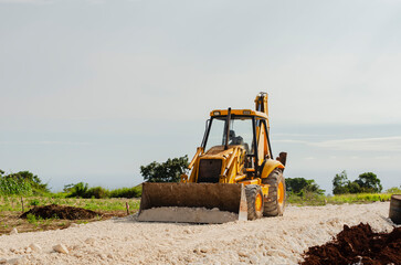Front-end Loader Spreading Marl