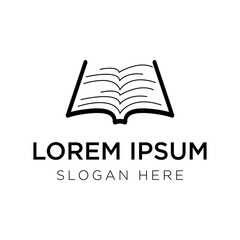 book logo vector illustration isolated on white background