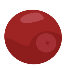 Cherry ball. Christmas cherry