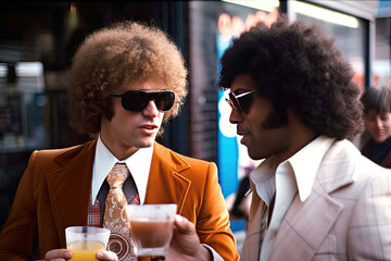 1970s hip dudes - generative