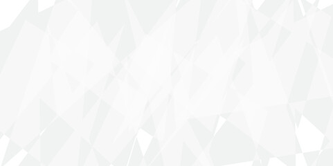Obraz premium Abstract triangle shape modern white and grey geometric background.