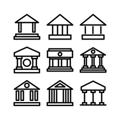 banking icon or logo isolated sign symbol vector illustration - high quality black style vector icons
