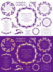 Fashionable frame. Design template. A set of gorgeous foreheads.
