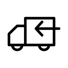 delivery icon or logo isolated sign symbol vector illustration - high quality black style vector icons
