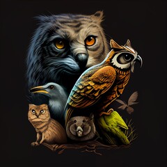 Fototapeta premium Animal Hooman