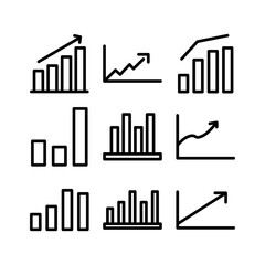 diagramm icon or logo isolated sign symbol vector illustration - high quality black style vector icons
