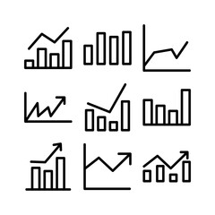 diagramm icon or logo isolated sign symbol vector illustration - high quality black style vector icons
