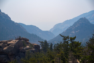 Obraz premium The Laoshan mountain in the east of china
