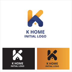K Initial Logo for your Corporate
