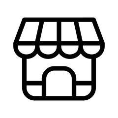 shop icon or logo isolated sign symbol vector illustration - high quality black style vector icons
