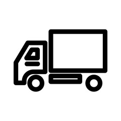 truck icon or logo isolated sign symbol vector illustration - high quality black style vector icons
