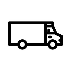 truck icon or logo isolated sign symbol vector illustration - high quality black style vector icons
