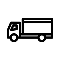 truck icon or logo isolated sign symbol vector illustration - high quality black style vector icons
