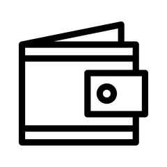 wallet icon or logo isolated sign symbol vector illustration - high quality black style vector icons

