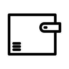 wallet icon or logo isolated sign symbol vector illustration - high quality black style vector icons
