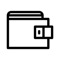 wallet icon or logo isolated sign symbol vector illustration - high quality black style vector icons

