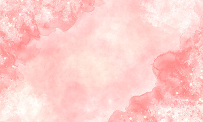 Fototapeta na wymiar pink background water color design