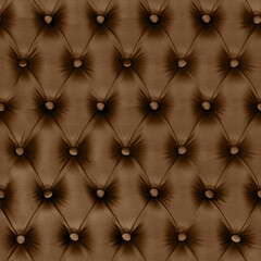 An Abstract Design of Seamless Upholstery Texture, Inspired by Vintage Style and Featuring a Combination of Leather and Fabric Materials. Aesthetic Background for Design, Advertising, 3D. 
