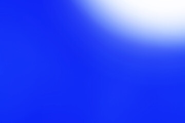 Vivid navy blue background material with a strong white glow in the upper right.