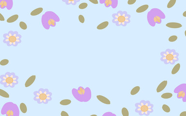 Flower background for desktop