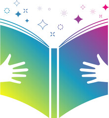 Education book logo vector design represents school, education sign and symbol illustration
