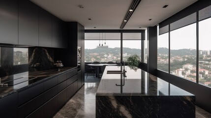 The Art of Brazilian Design: Luxury Apartments with Modern Kitchens, GENERATIVE AI