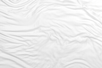3D of cloth that looks like wrinkled white sheets - obrazy, fototapety, plakaty
