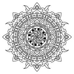 Creative luxury of mandala illustration