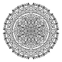 Creative luxury mandala illustration