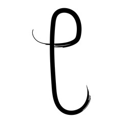 Abstract Line Brush Shapes