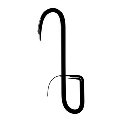 Abstract Line Brush Shapes