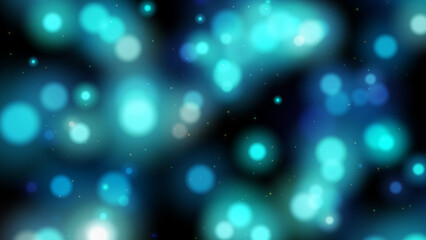 Background material of glittering blue particles