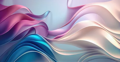 Gordijnen Beautiful Abstract 3D Background © BazziBa