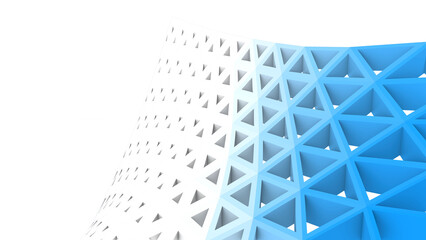 3D Parametric Triangular Pattern - Perspective View 8