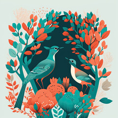 Floral Pattern, AI Generated