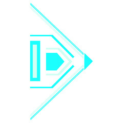 Futuristic Arrow Element 07