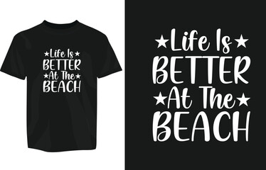 Summer beach typography design for tshirt, mug, stickers etc. Beach typography tshirt design design