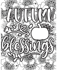 Halloween quotes coloring page.