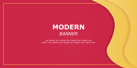 Moderm abstarack banner vector design