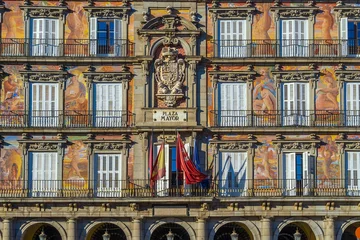 Foto op Canvas Old town Madrid, Spain's Plaza Mayor © f11photo