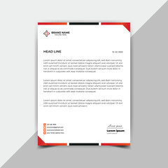 Free vector professional creative letterhead template design for your business