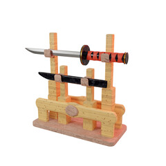 Katana Japanese Culture 3D Illustrations