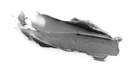 Sample of facial mask isolated on white, top view