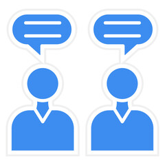 Vector Design Dialogue Icon Style