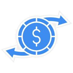 Vector Design Money Transfer Icon Style